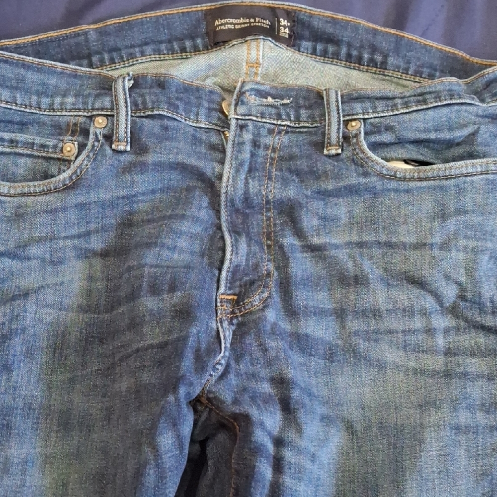 Abercrombie & Fitch Men's Blue Jeans